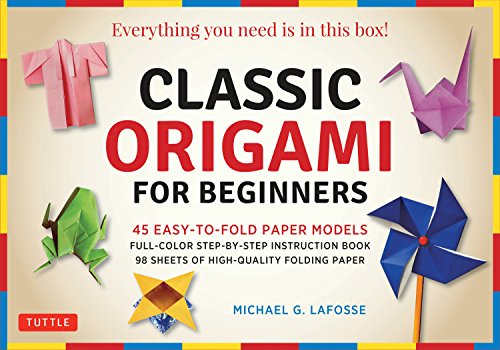 Classic Origami for Beginners: 45 Easy-to-fold Paper Models: 45 Easy-to-Fold Paper Models: Full-color instruction book; 98 sheets of Folding Paper: Everything you need is in this box! von Tuttle Publishing